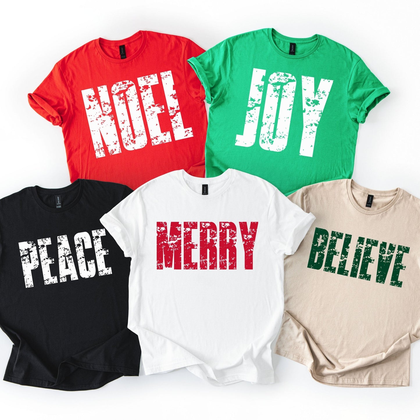 Christmas Word Tees - Sunfire Tees