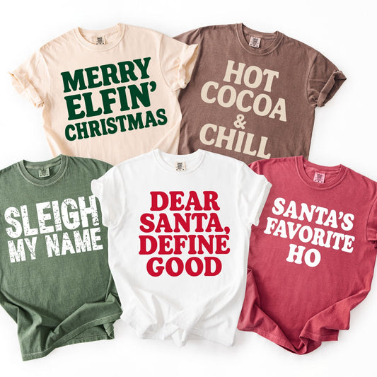 Comfort Colors Christmas Tees - Sunfire Tees