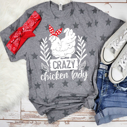 Crazy Chicken Lady - Sunfire Tees