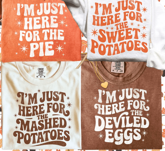 Create Your Own Thanksgiving Tee - Comfort Colors - Sunfire Tees