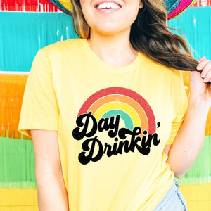 Day Drinkin' - heather yellow - Sunfire Tees