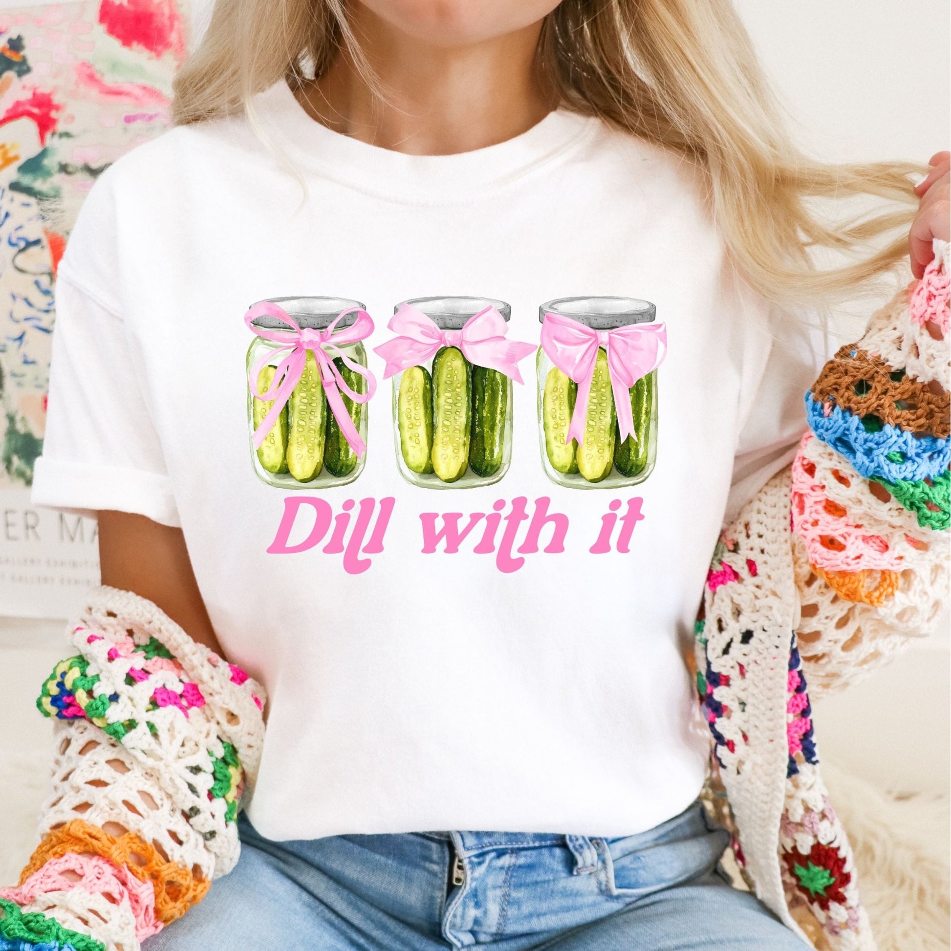 Dill with It - white - Sunfire Tees