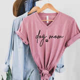 Dog Mom - heather mauve - Sunfire Tees