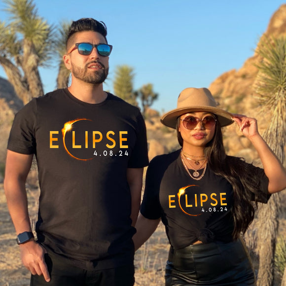 2024 Solar Eclipse Shirt - Black