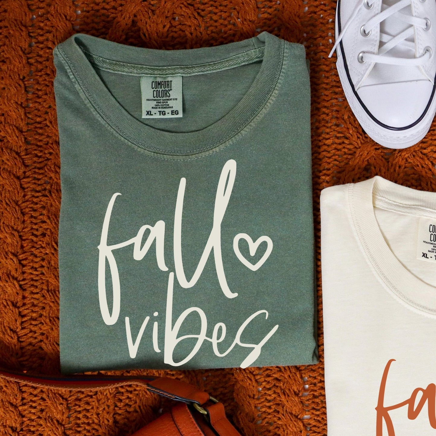 Fall Vibes - Comfort Colors - Sunfire Tees