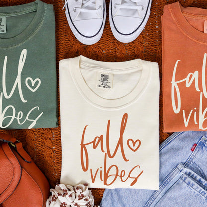Fall Vibes - Comfort Colors - Sunfire Tees