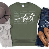 Fall Word Art New - Sunfire Tees