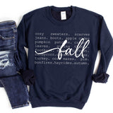 Fall Word Art New - Sunfire Tees