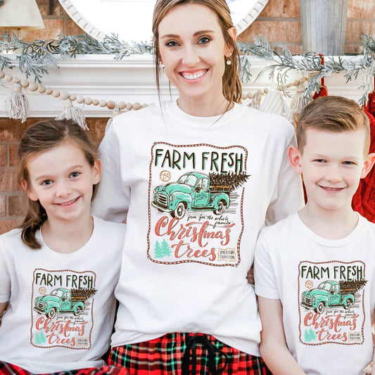 Farm Fresh Christmas Trees for the whole family - Sunfire Tees