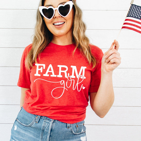 Farm Girl - heather red - Sunfire Tees