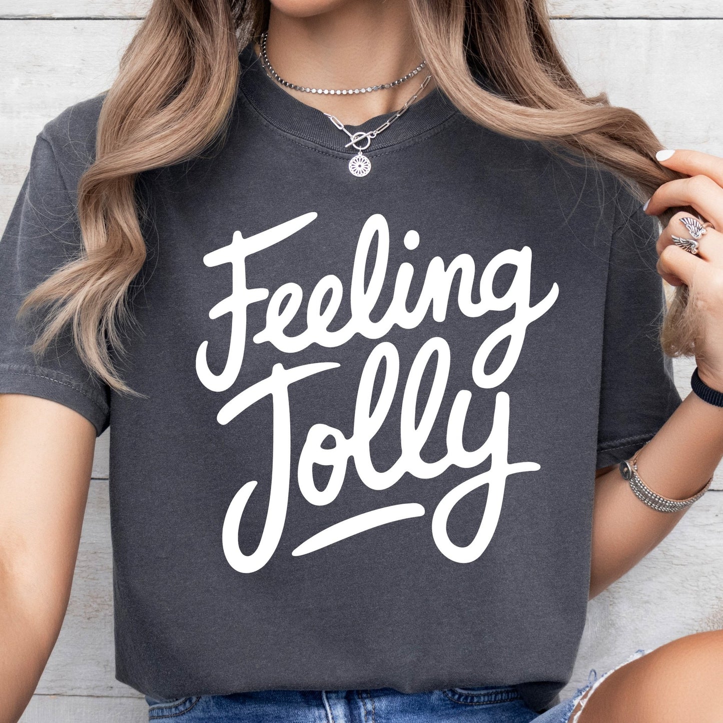 Feeling Jolly - Comfort Colors - Sunfire Tees