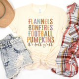 Flannels & Bonfires - natural