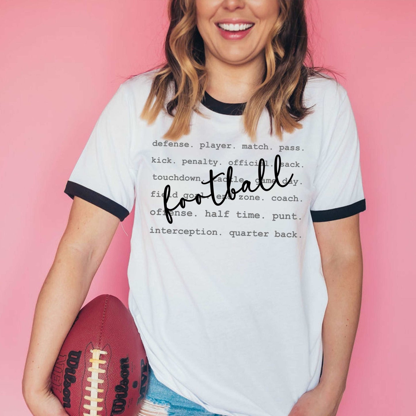 Football Word Art - Sunfire Tees