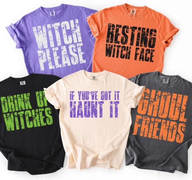 Fun Halloween Tee - Comfort Colors - Sunfire Tees