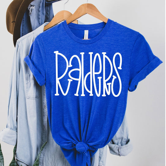 Funky Raiders heather royal - Sunfire Tees