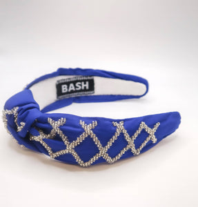 Game Day, Beaded Headband, Royal Blue, Game Day Headband - Sunfire Tees