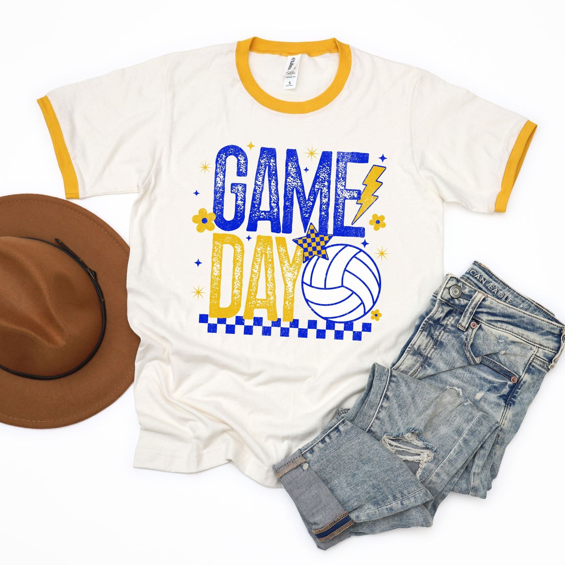 Game Day Volleyball - Gold RInger - Sunfire Tees