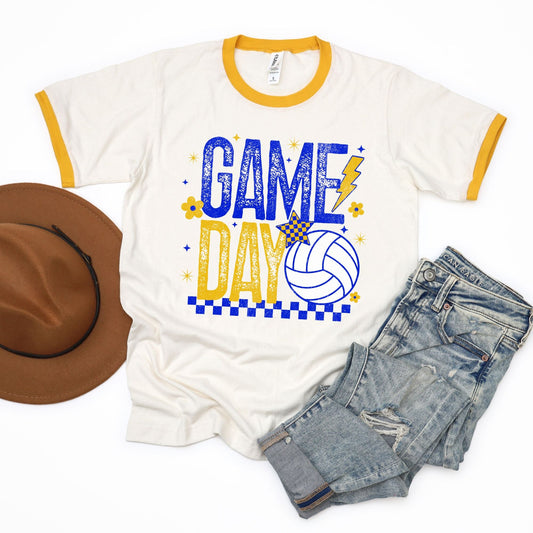 Game Day Volleyball - Gold RInger - Sunfire Tees