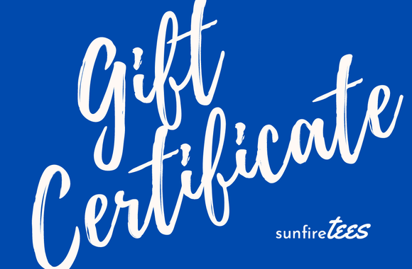 Gift Card - Sunfire Tees