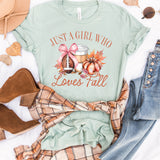 Just a Girl Who Loves Fall Shirt