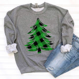 Green Buffalo Plaid Tree Shirt - Sunfire Tees