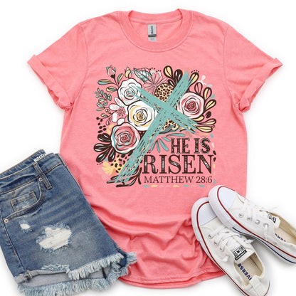 He is Risen Cross - Sunfire Tees