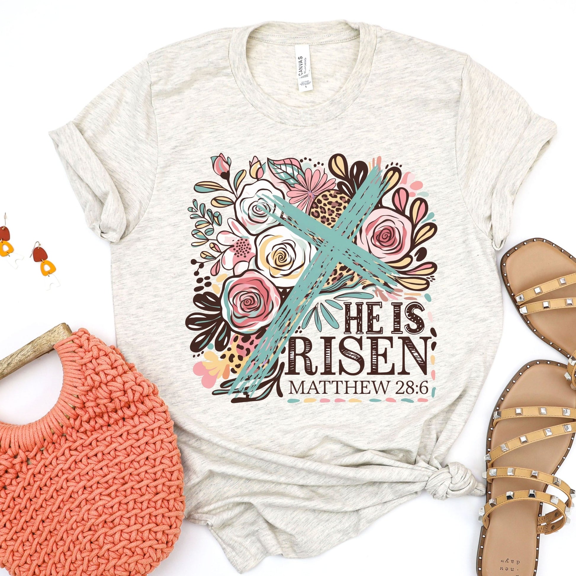 He is Risen Cross - Sunfire Tees