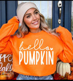 Hello Pumpkin - orange - Sunfire Tees