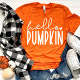 Hello Pumpkin - orange - Sunfire Tees