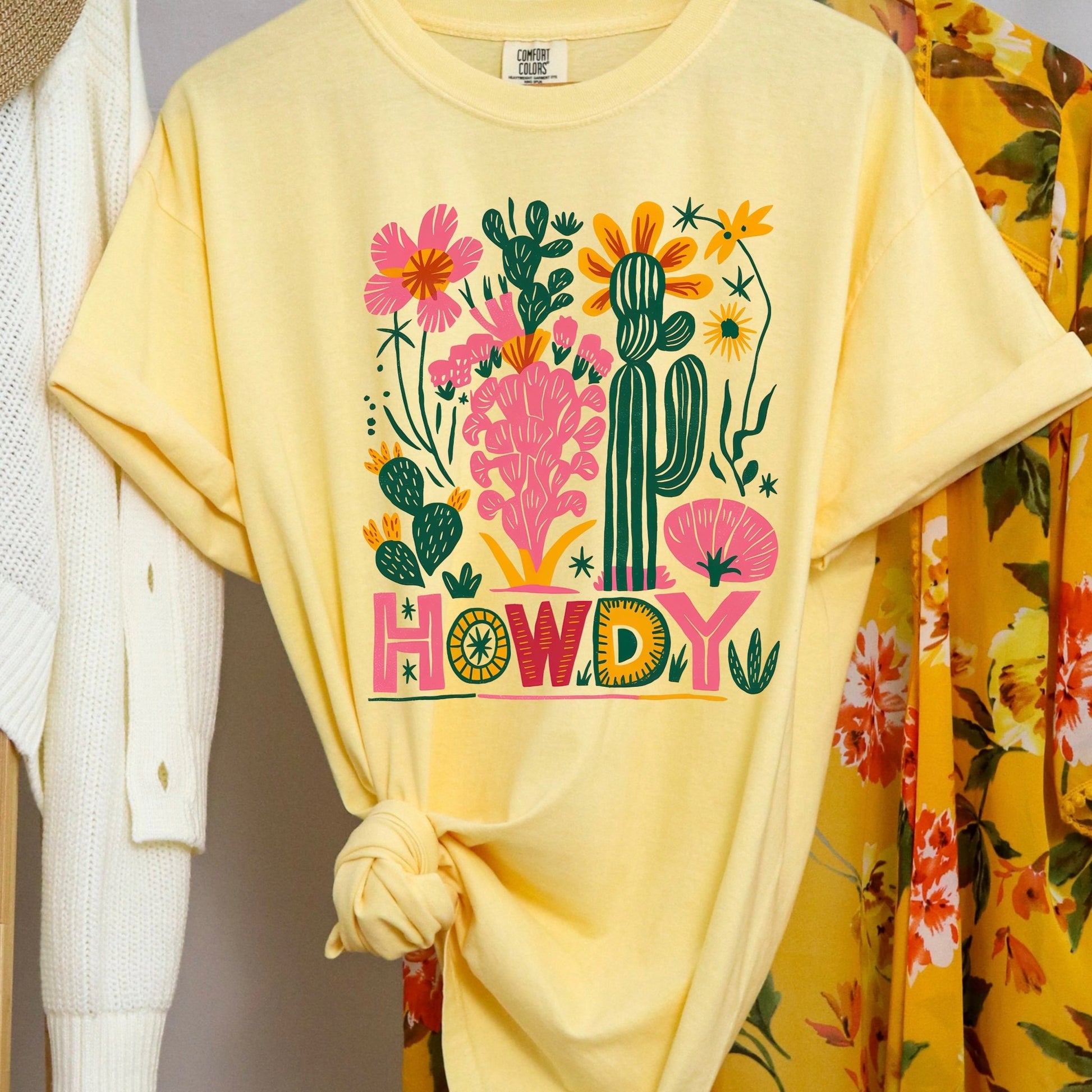 Howdy - Comfort Colors - Sunfire Tees