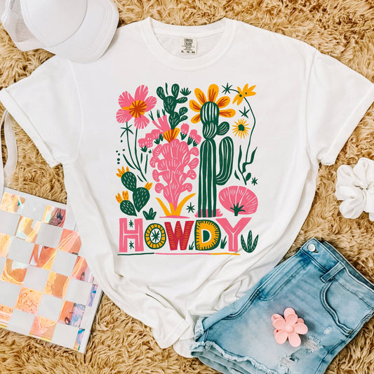 Howdy - Comfort Colors - Sunfire Tees