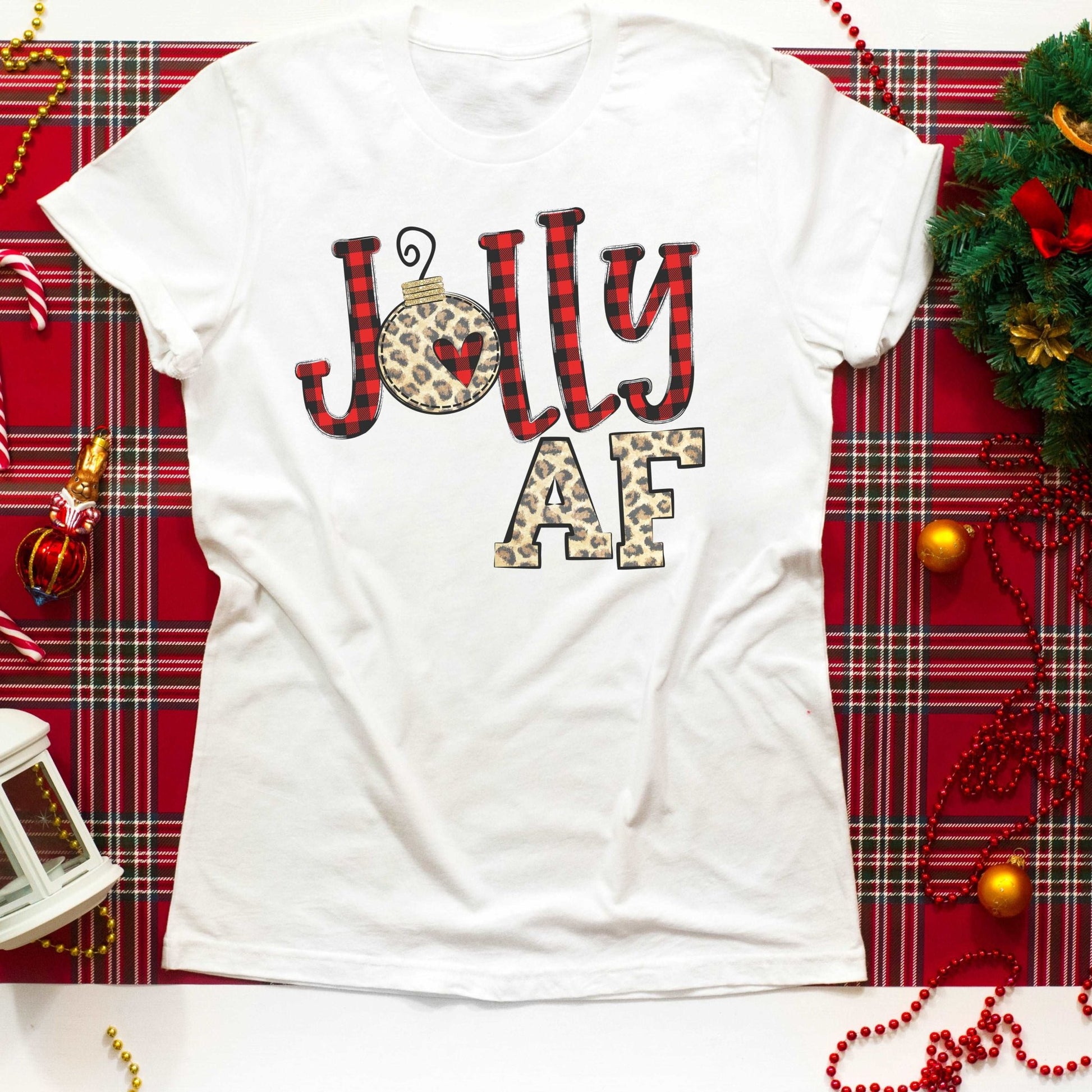 Jolly AF - White - Sunfire Tees
