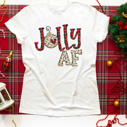 Jolly AF - White - Sunfire Tees
