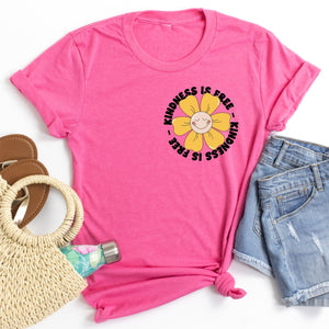 Kindness is Free - pink lemonade - Sunfire Tees