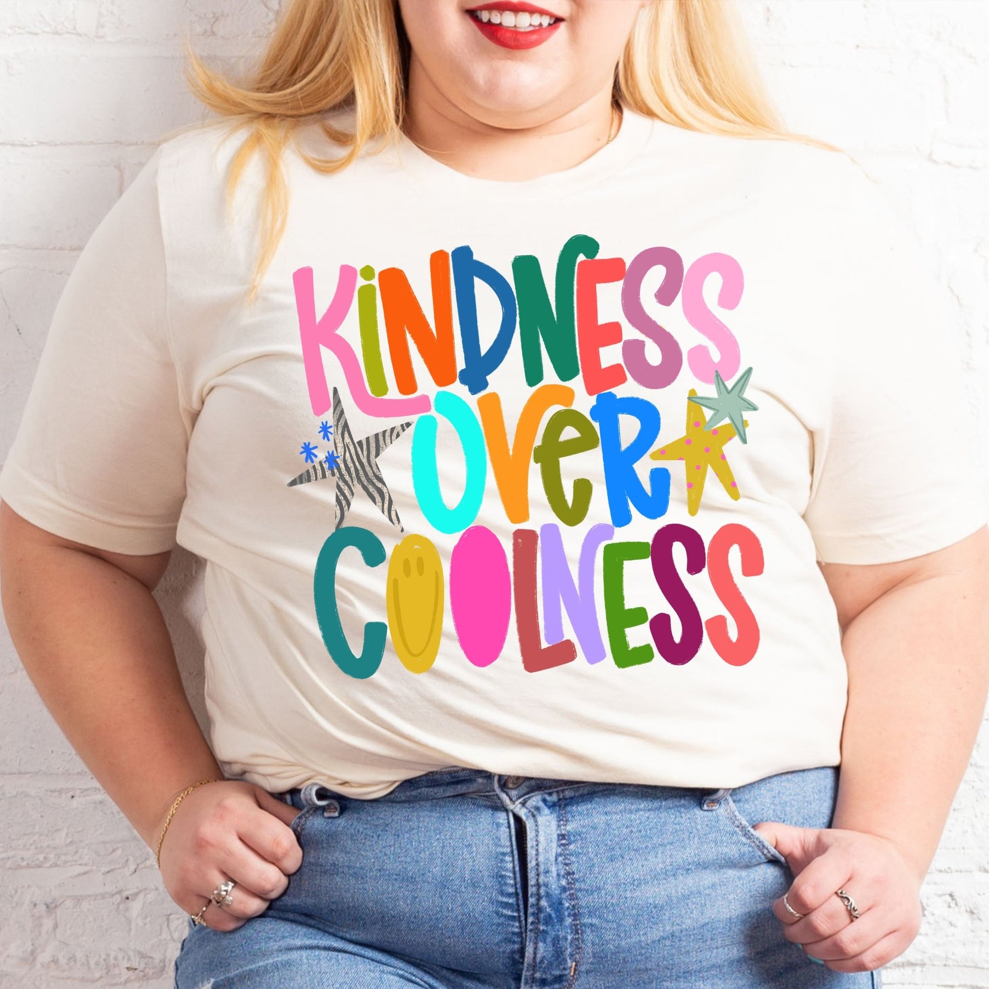 Kindness over Coolness - natural - Sunfire Tees