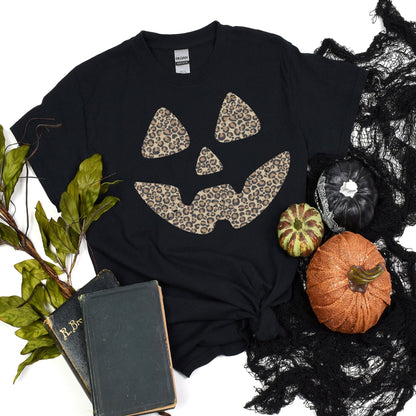 Leopard Jack-o-lantern - black - Sunfire Tees