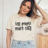 Less People More Cats - Sunfire Tees