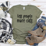 Less People More Cats - Sunfire Tees