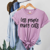 Less People More Cats - Sunfire Tees