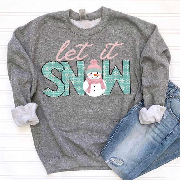 Let it Snow - graphite gray - Sunfire Tees