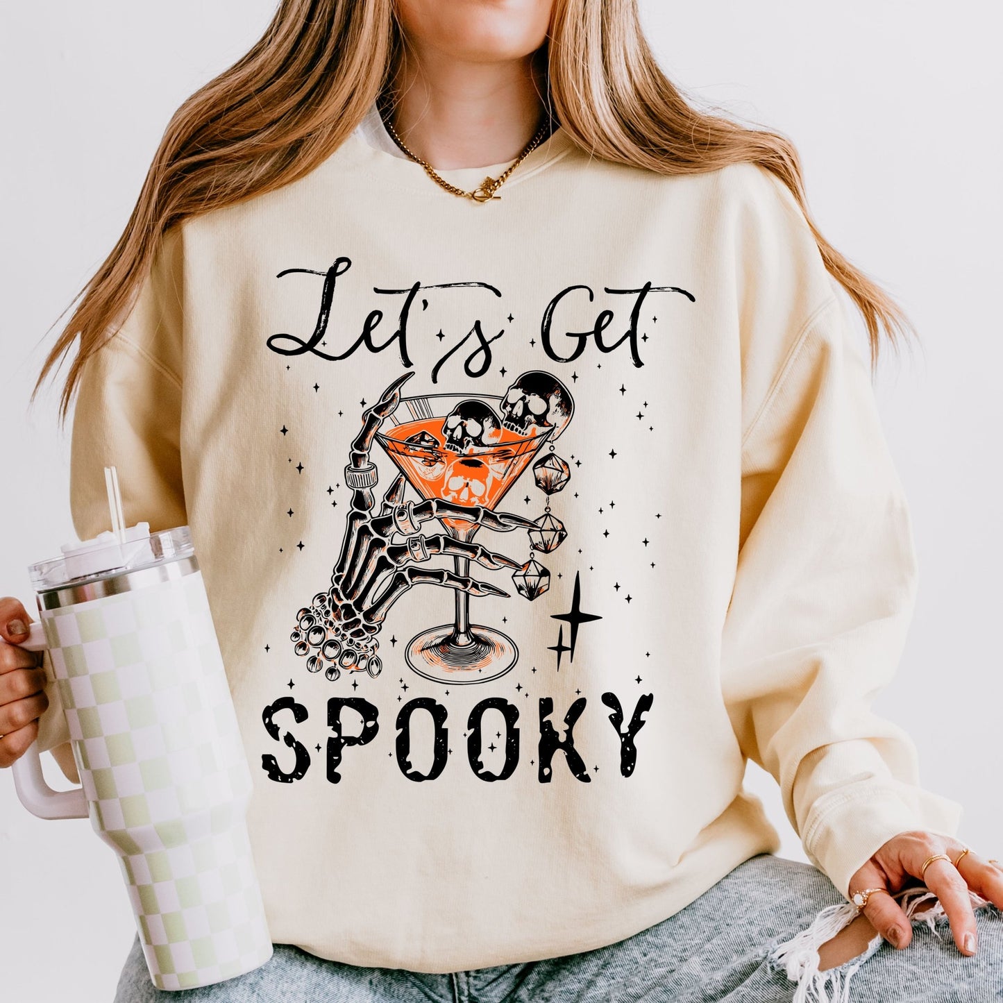 Let's Get Spooky - Comfort Colors - Sunfire Tees