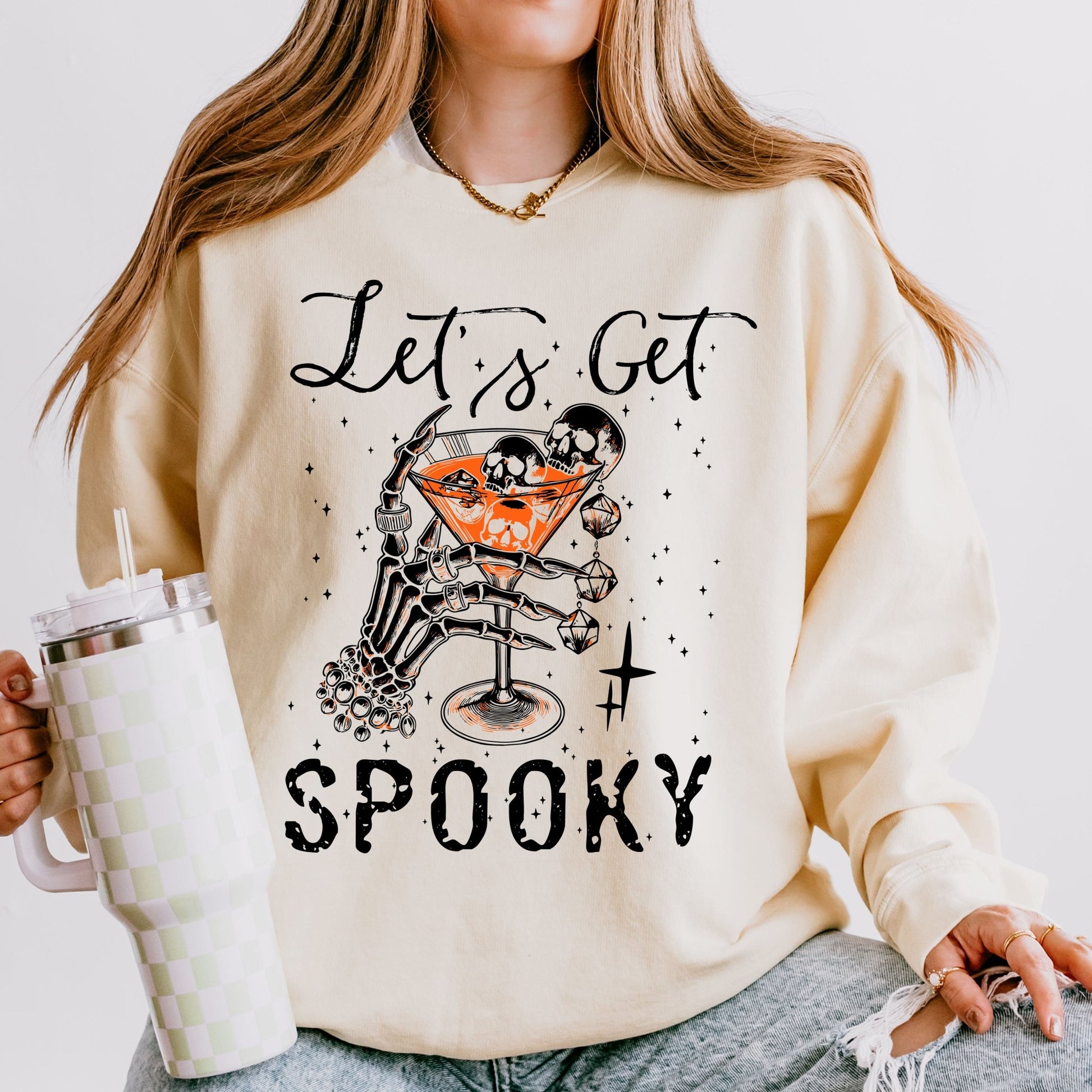 Let's Get Spooky - Comfort Colors - Sunfire Tees