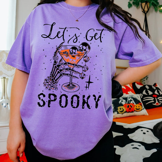 Let's Get Spooky - Comfort Colors - Sunfire Tees