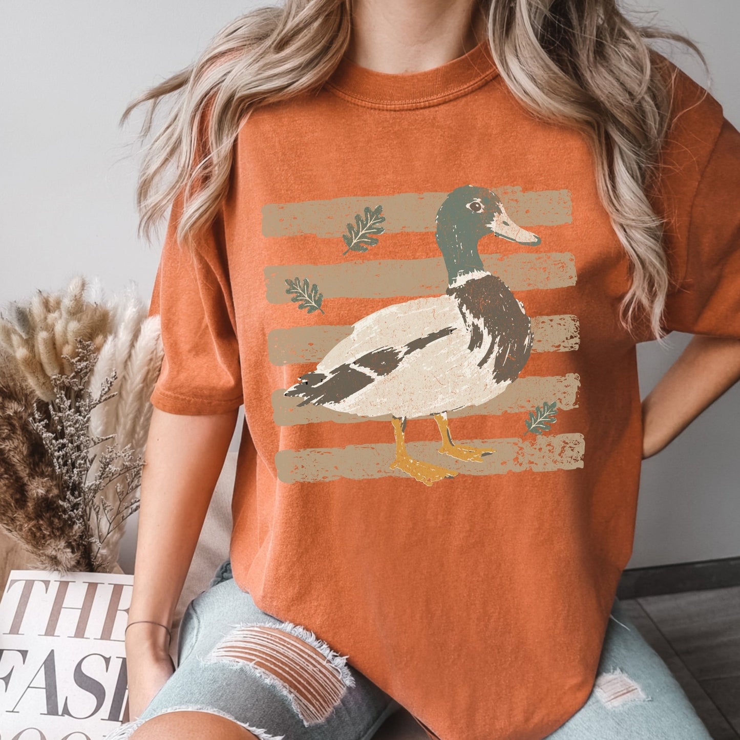 Mallard Duck - Comfort Colors - Sunfire Tees