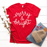 Merry & Bright - Red - Sunfire Tees