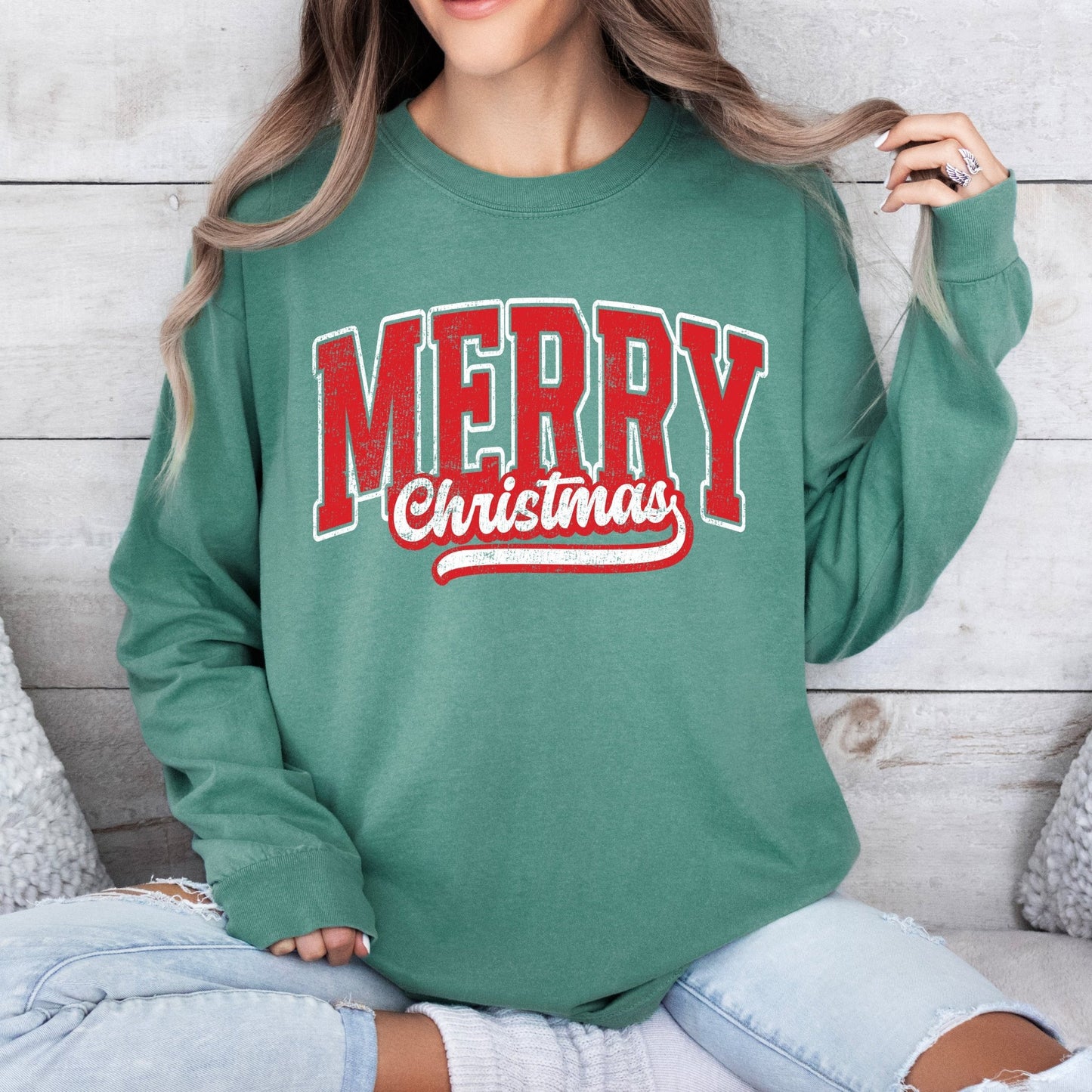 Merry Christmas - CC Light Green - Sunfire Tees