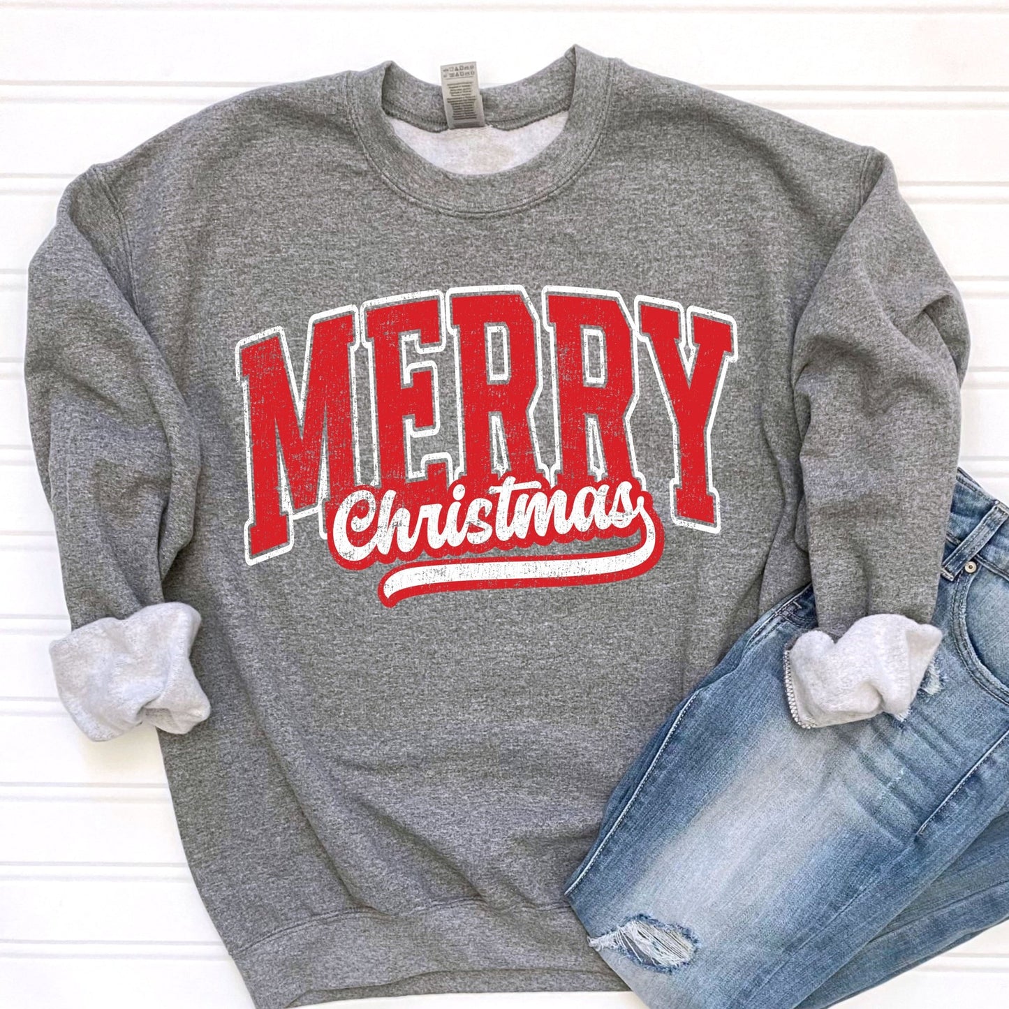 Merry Christmas - graphite gray - Sunfire Tees