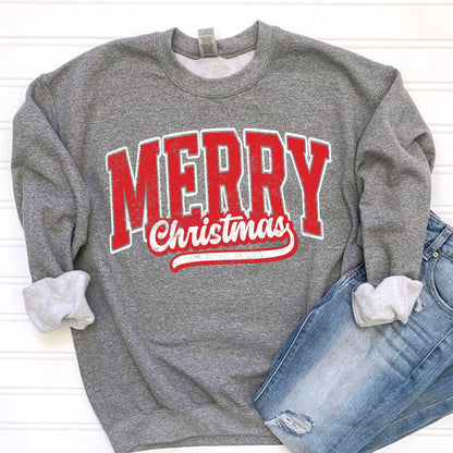 Merry Christmas - graphite gray - Sunfire Tees