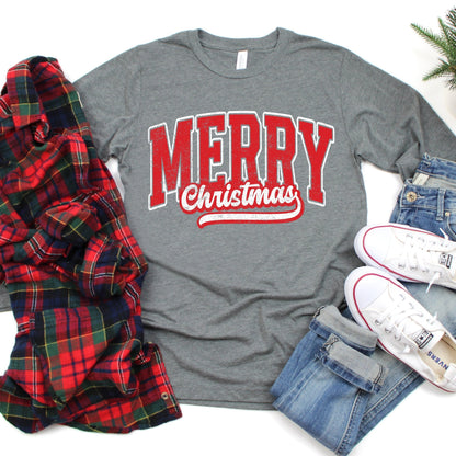 Merry Christmas - graphite gray - Sunfire Tees