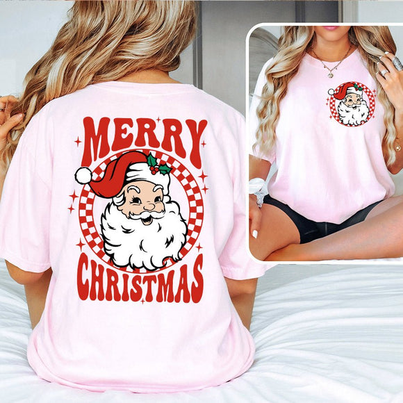 Merry Christmas Santa Comfort Colors - Sunfire Tees